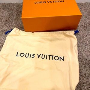Louis Vuitton box and bag